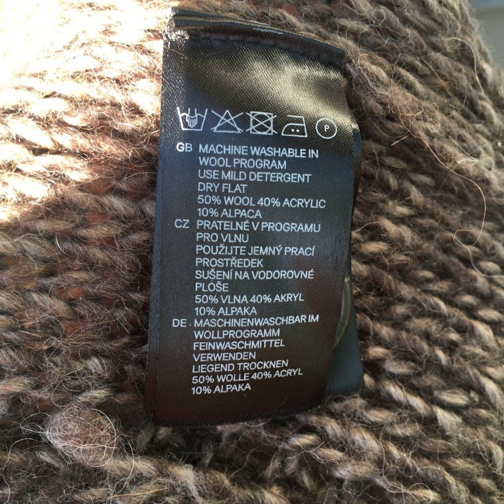 H & M coat wool sweater - Picture 5 of 6